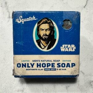 Dr Squatch Limited Edition Only Hope‎ Soap Star Wars Obi-Wan Kenobi Natural Soap